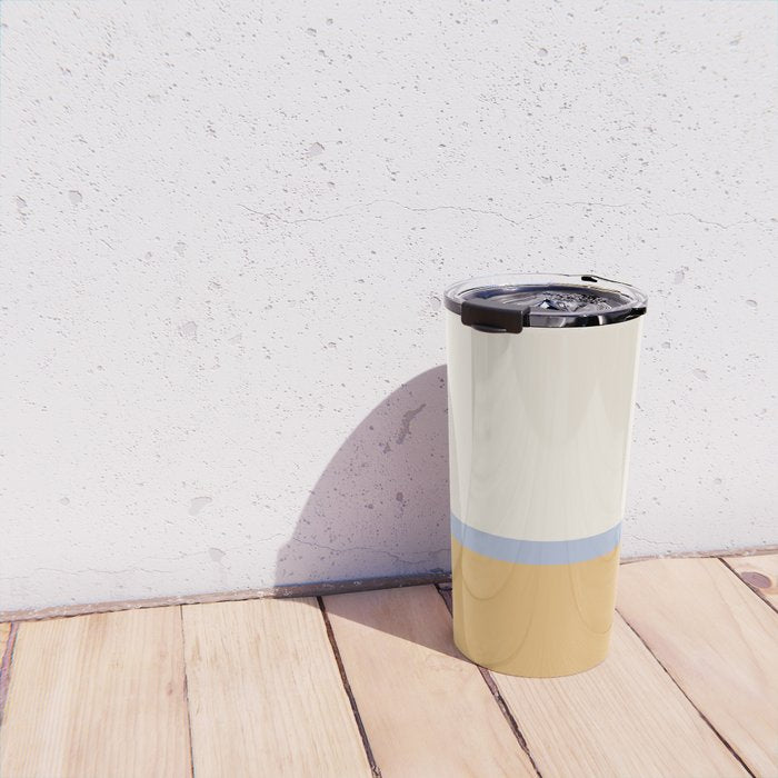 Neutral Summer Colour Block Travel Mug Gallery Image 4