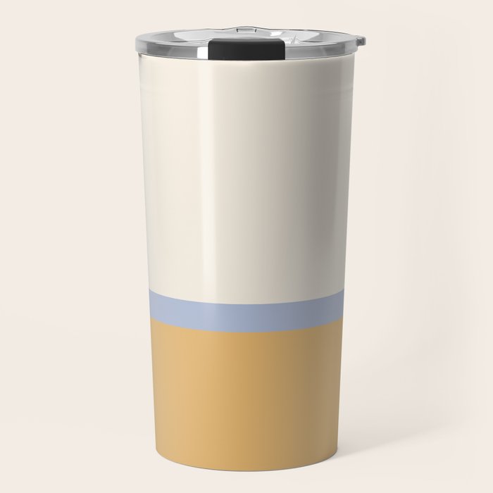 Neutral Summer Colour Block Travel Mug Gallery Image 1