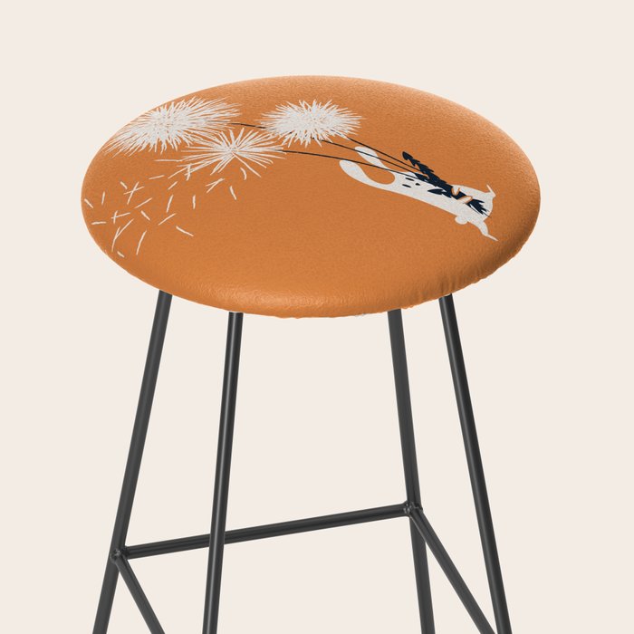 Bunny and Dandelion Bouquet Stool Gallery Image 2