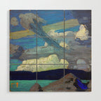 Tom Thomson Clouds ("The Zeppelins") 1915 Canadian Landscape Artist Wood Wall Art Gallery Image 1