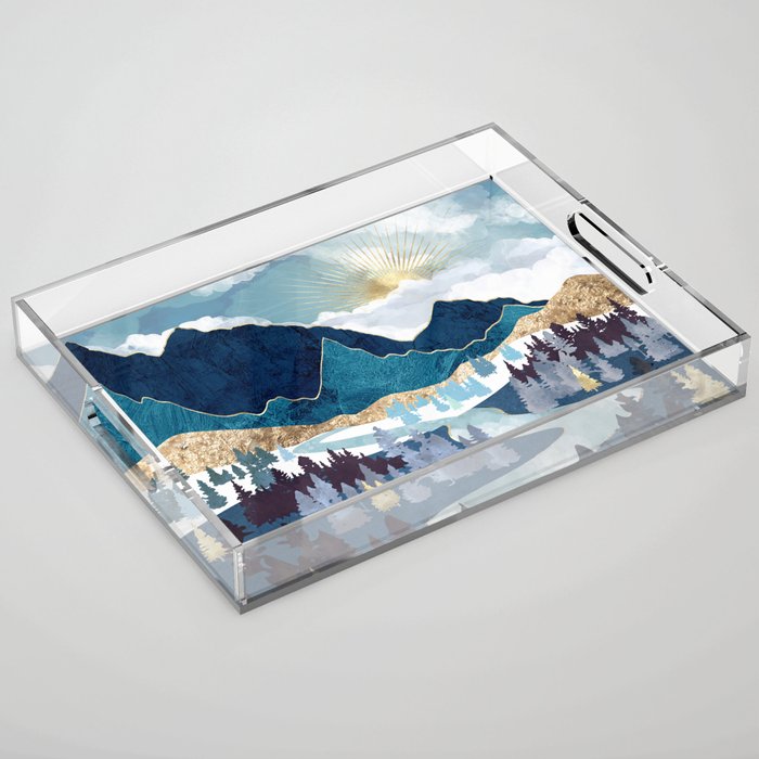 Valley Sunrise Acrylic Tray Gallery Image 1