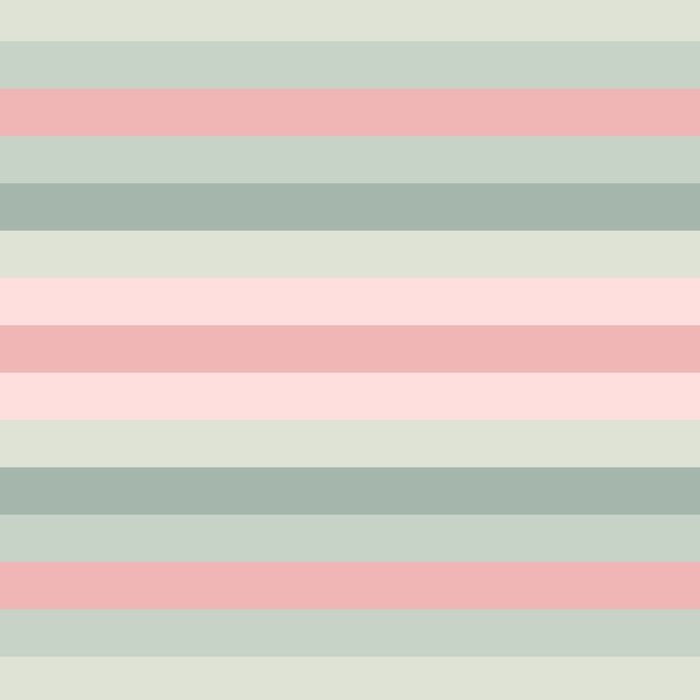Soft Stripes Pattern in Eucalyptus Green and Blush Pink Coffee Mug Gallery Image 2