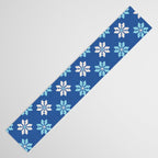 Contrasting Blues: Bethlehem Star Mosaic Table Runner Gallery Image 3