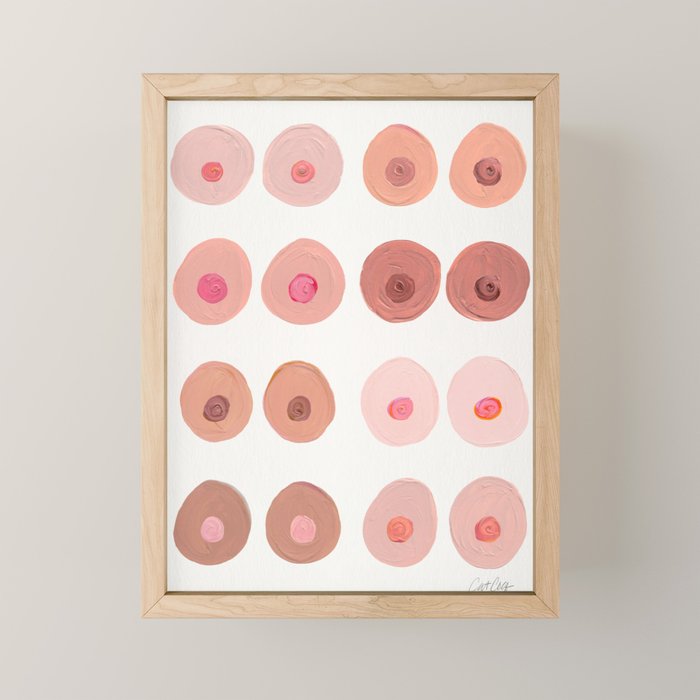 Boobs Mini Art Print Gallery Image 1