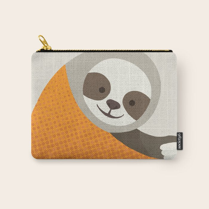 Whimsy Sloth Carry All Pouch Gallery Image 1