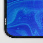 Royal Blue Swirl Marble Laptop Sleeve Gallery Image 3