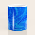 Royal Blue Swirl Marble Coffee Mug Gallery Image 4