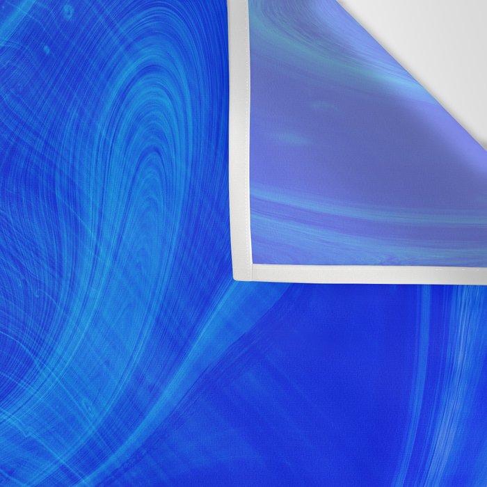 Royal Blue Swirl Marble Wall Tapestry Gallery Image 3