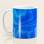 Royal Blue Swirl Marble Coffee Mug Gallery Image 3