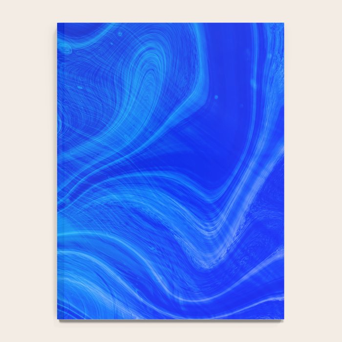 Royal Blue Swirl Marble Notebook Gallery Image 4