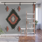 New Mexico Southwest Santa Fe Tribal Indian Pattern Wall Mural Gallery Image 1