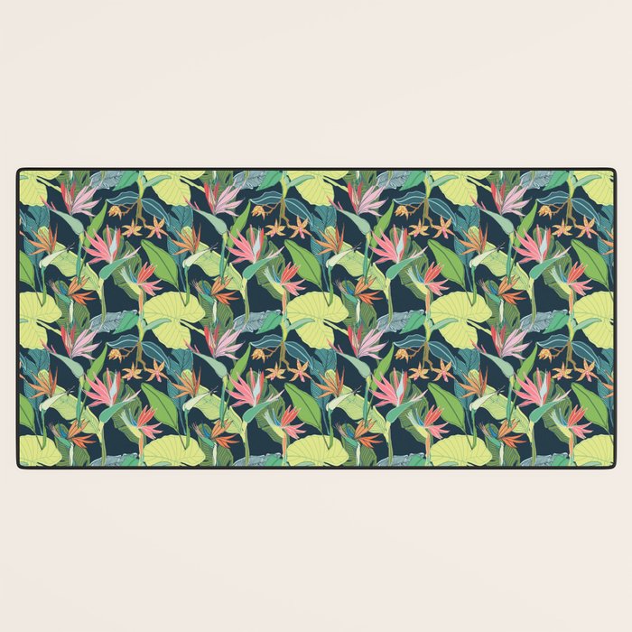 Tropical Bird of Paradise Desk Mat Gallery Image 3
