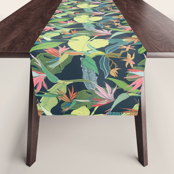 Tropical Bird of Paradise Table Runner Gallery Image 1