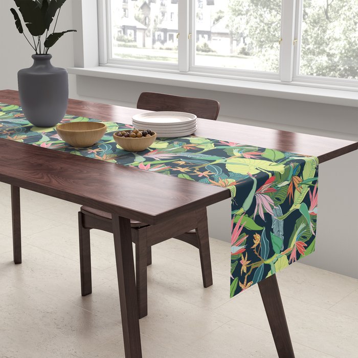 Tropical Bird of Paradise Table Runner Gallery Image 2