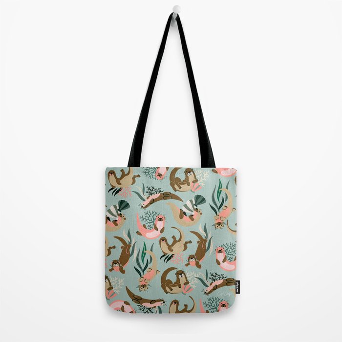 Otter Collection - Mint Palette Tote Bag Gallery Image 2