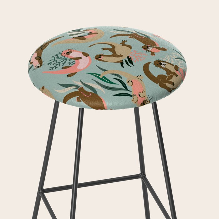 Otter Collection - Mint Palette Stool Gallery Image 2