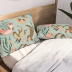 Otter Collection - Mint Palette Pillow Sham Gallery Image 2