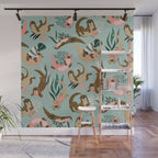Otter Collection - Mint Palette Wall Mural Gallery Image 1