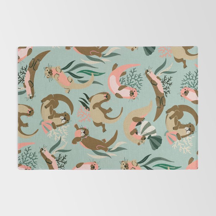 Otter Collection - Mint Palette Rug Gallery Image 2
