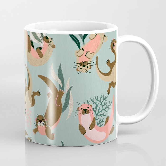 Otter Collection - Mint Palette Coffee Mug Gallery Image 1