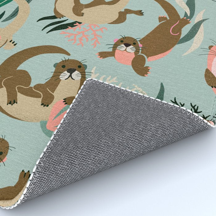 Otter Collection - Mint Palette Rug Gallery Image 4