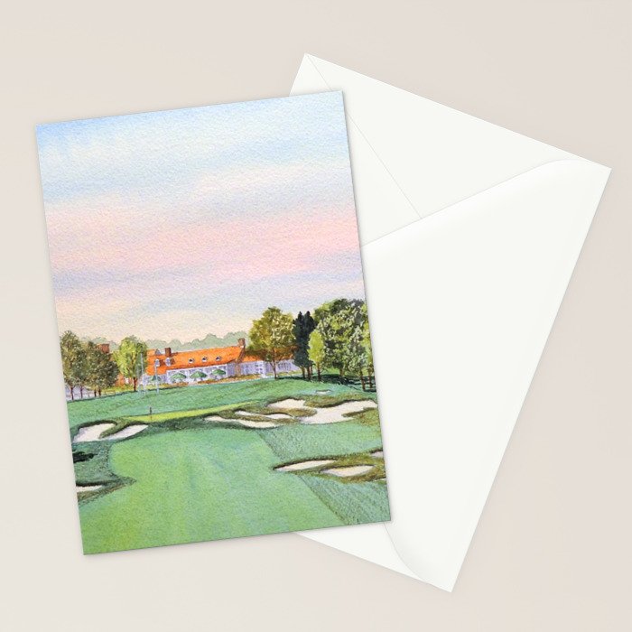 Bethpage State Park Golf Course Stationery Card Gallery Image 2