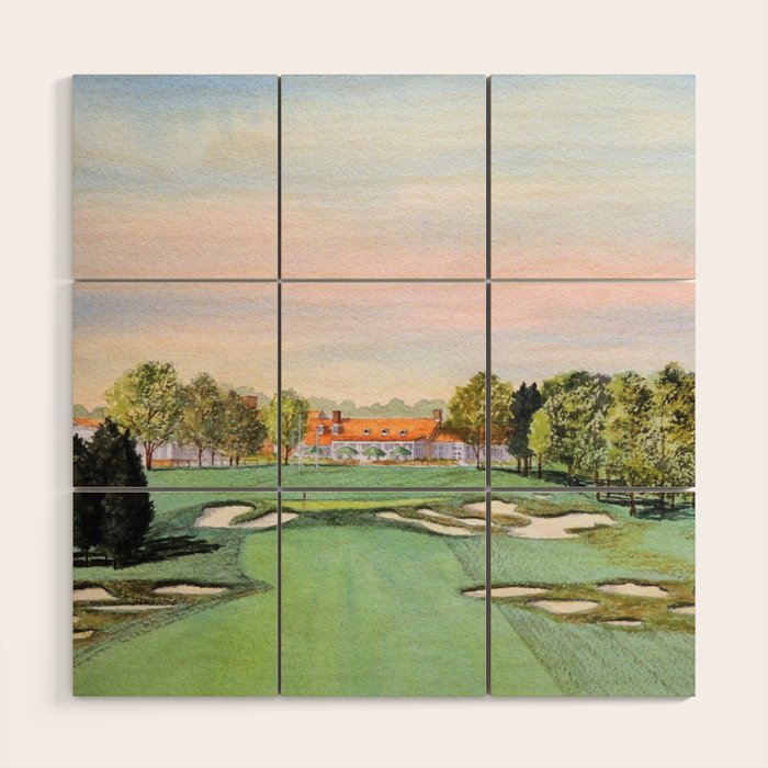 Bethpage State Park Golf Course Wood Wall Art Gallery Image 1
