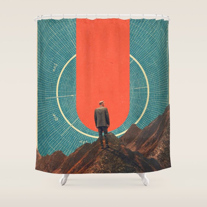 The only Compass is Observance Shower Curtain Gallery Image 1
