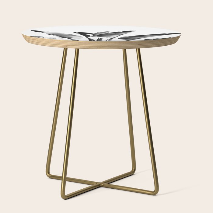 Traveler palm - bw Side Table Gallery Image 1