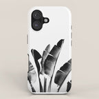 Traveler palm - bw iPhone Case Gallery Image 1