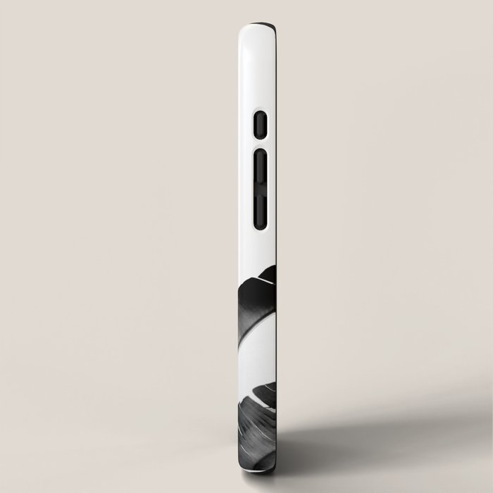 Traveler palm - bw iPhone Case Gallery Image 2