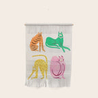 Pop Cats: Modern Collage Pop Art Wall Hanging Gallery Image 1