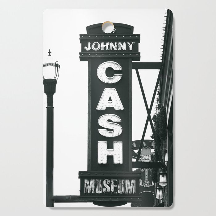 Nashville Cash x Nashville Tennessee Country Music Photography Cutting Board Gallery Image 1