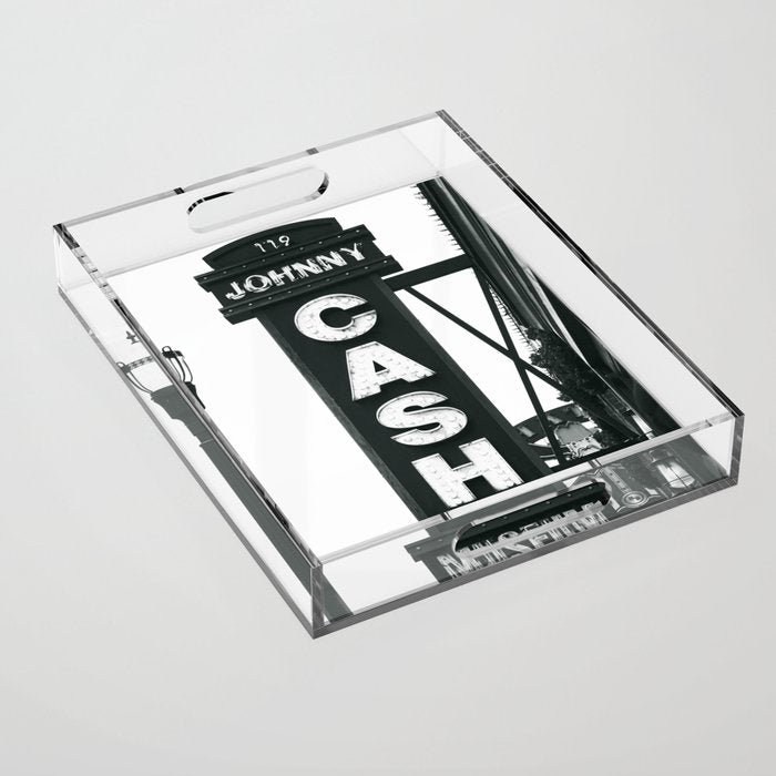 Nashville Cash x Nashville Tennessee Country Music Photography Acrylic Tray Gallery Image 1