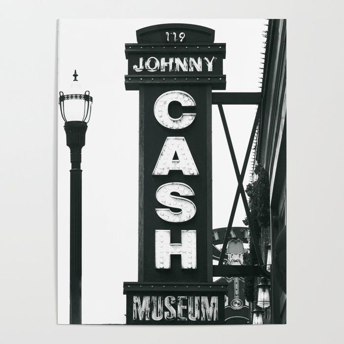 Nashville Cash x Nashville Tennessee Country Music Photography Poster Gallery Image 1