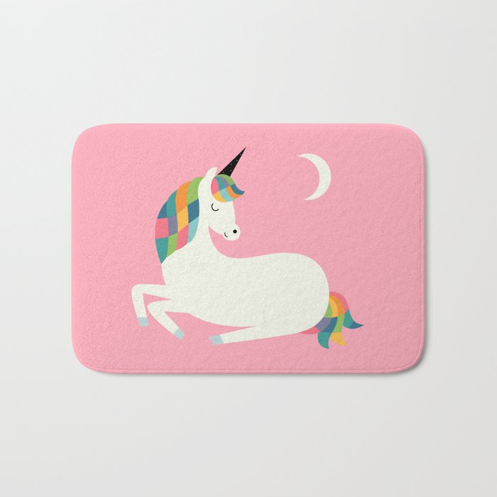 Unicorn Happiness Bath Mat Gallery Image 1