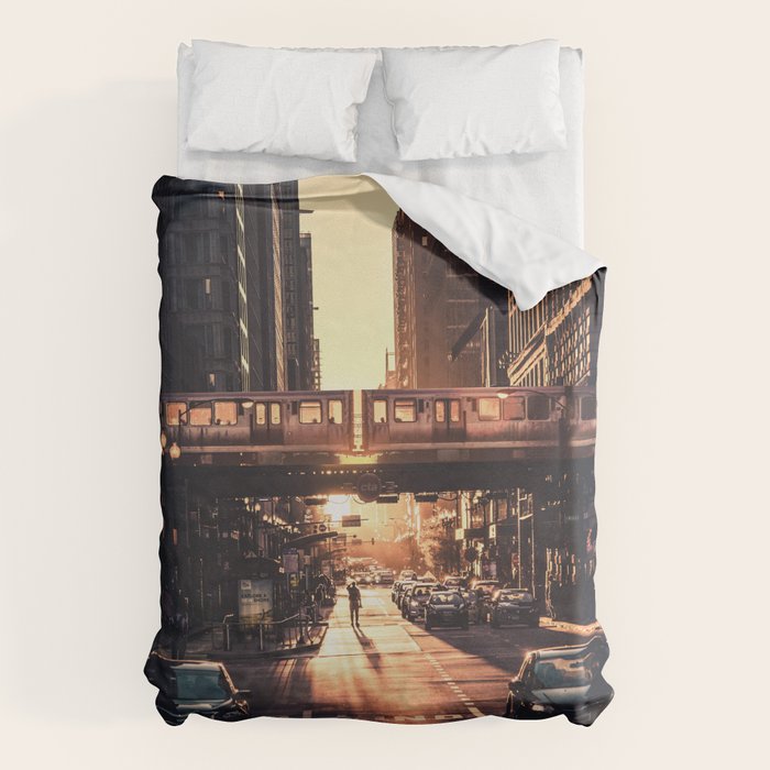 Chicago City Duvet Cover Gallery Image 6