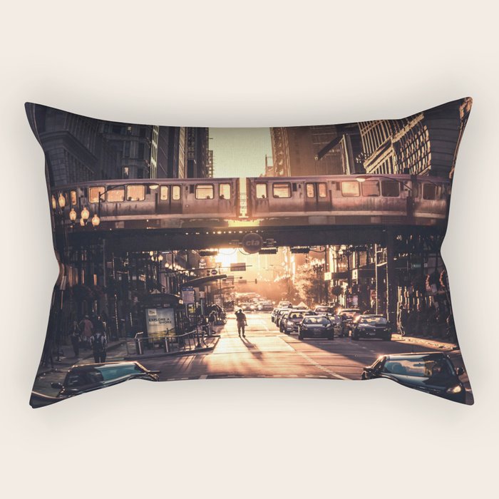 Chicago City Rectangular Pillow Gallery Image 1