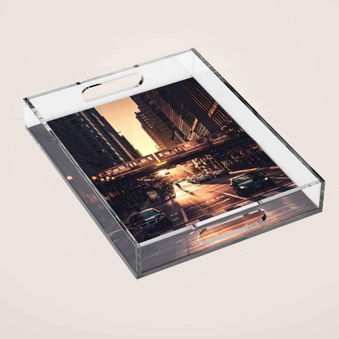 Chicago City Acrylic Tray Gallery Image 1