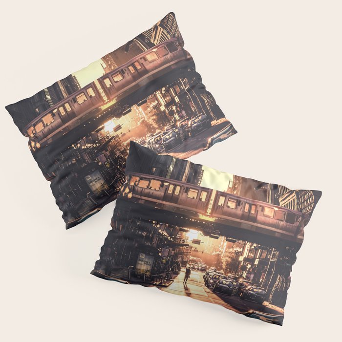 Chicago City Pillow Sham Gallery Image 1