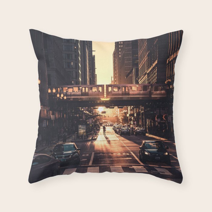 Chicago City Throw Pillow Gallery Image 6