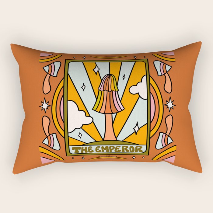 3. The Emperor Mushroom Rectangular Pillow Gallery Image 2