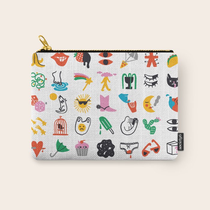 Relevant Symbols Carry All Pouch Gallery Image 1