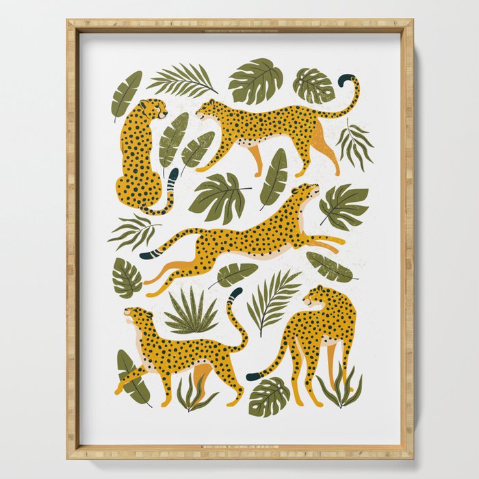 Leopard pattern Serving Tray Gallery Image 1