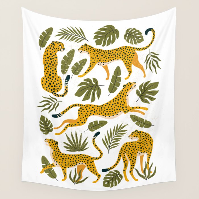 Leopard pattern Wall Tapestry Gallery Image 1