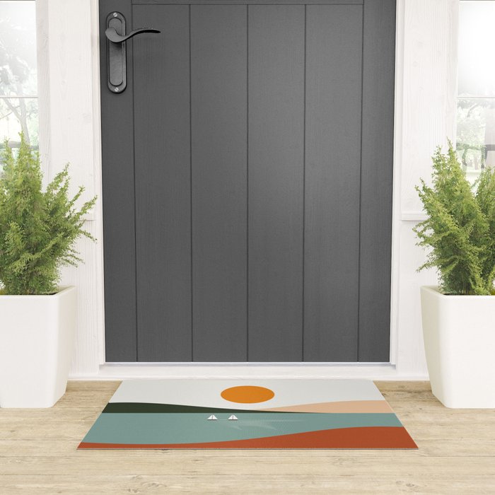 Cat Landscape 81 Welcome Mat Gallery Image 3