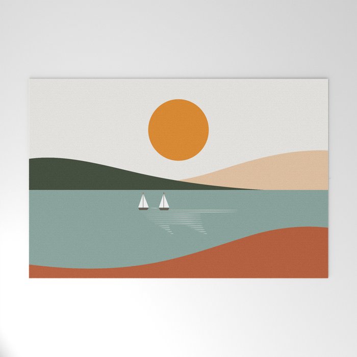 Cat Landscape 81 Welcome Mat Gallery Image 1