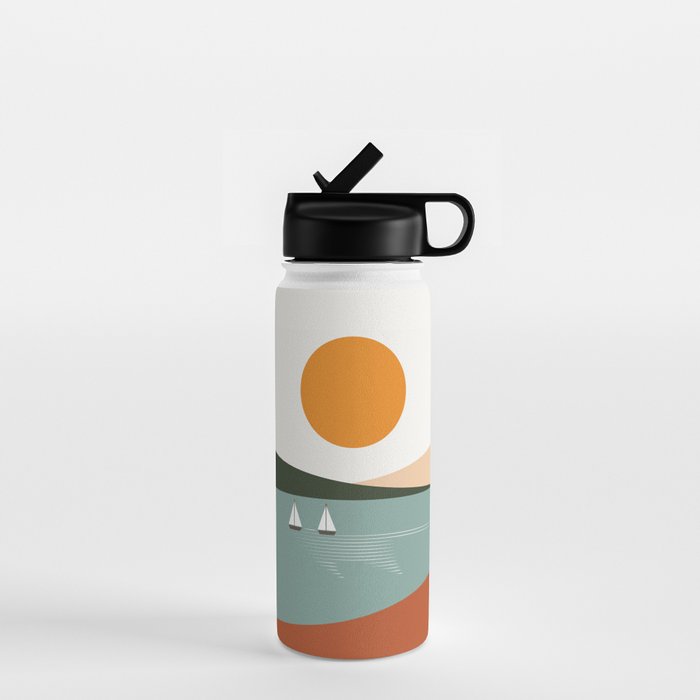 Cat Landscape 81 Water Bottle Gallery Image 1