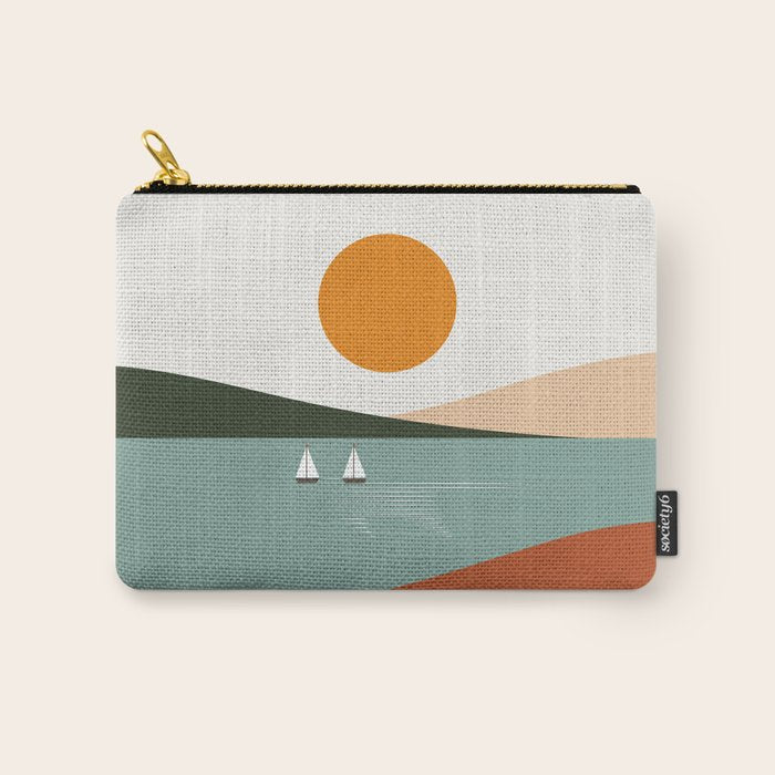 Cat Landscape 81 Carry All Pouch Gallery Image 1