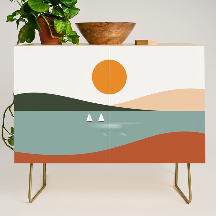 Cat Landscape 81 Credenza Gallery Image 1
